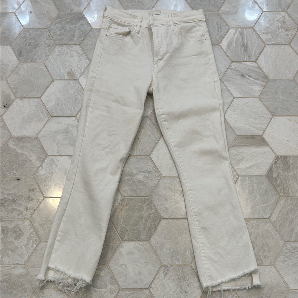 MOTHER Insider Step Crop Denim